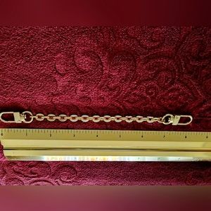 Gold tone Bag Chain for Shoulder Strap- 8 Inches